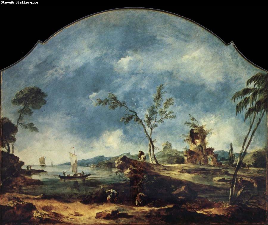 Francesco Guardi Fantastic Landscape